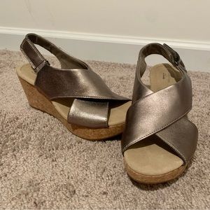 Clarks annadel wedge heel sandal